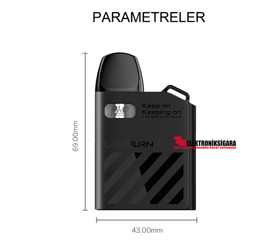 Uwell Caliburn AK2 teknik parametreleri