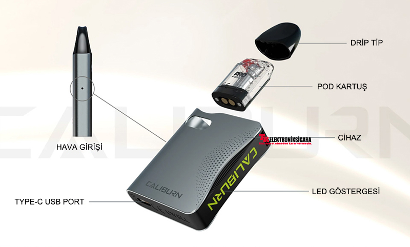 UWELL Caliburn AK3 cihaz parçaları