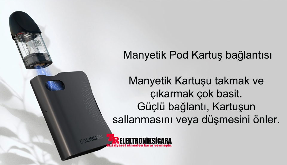 UWELL Caliburn AK3 manyetik kartuş bağlantısı