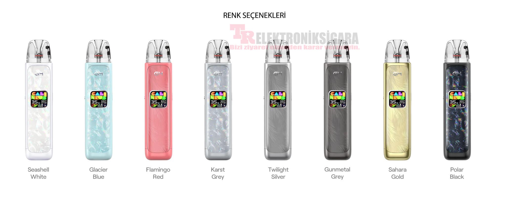 Uwell Caliburn G4 renk seçenekleri