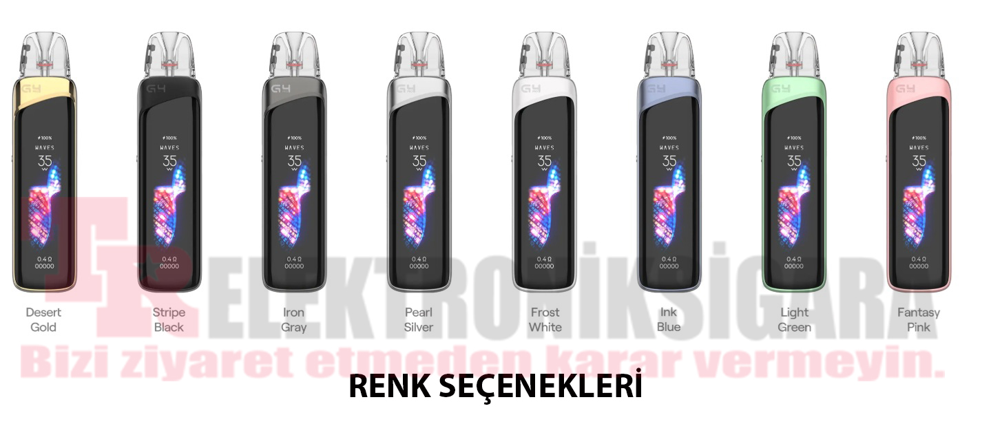 Uwell Caliburn G4 Pro renk seçenekleri