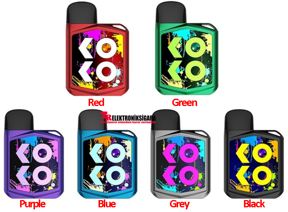 Uwell Caliburn KOKO Prime renk seçenekleri