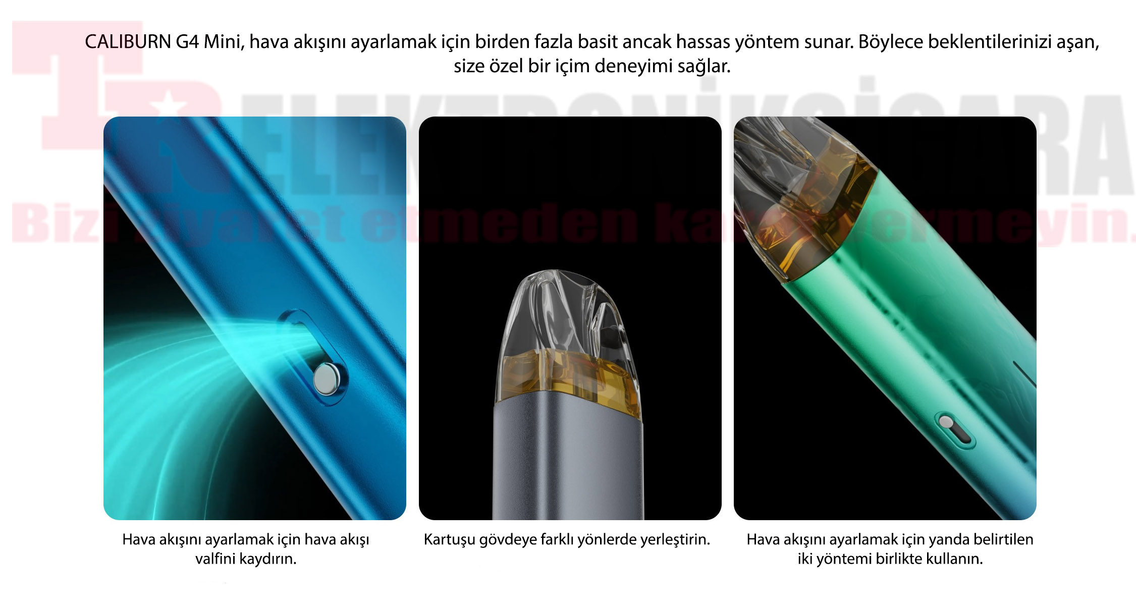 Uwell Caliburn G4 Mini 35W pod sistem tanıtımı
