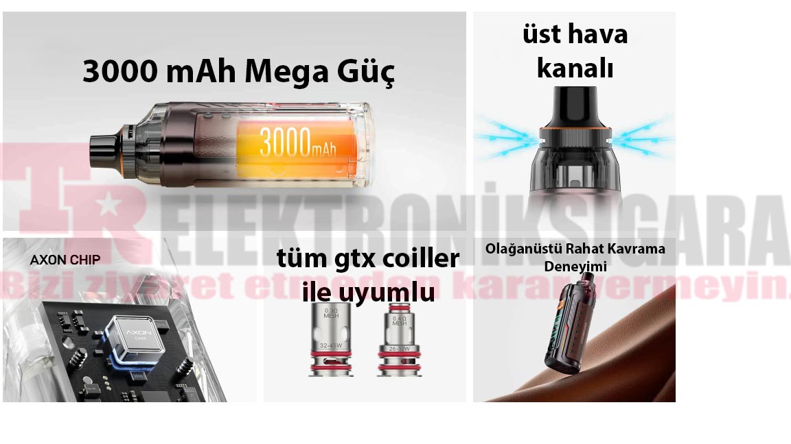 Vaporesso Armour G teknik özellikleri
