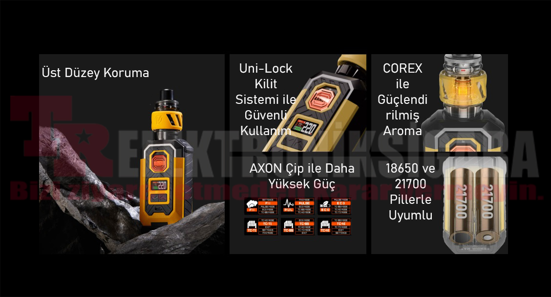 Vaporesso Armour Max zırhlı box mod tasarımı