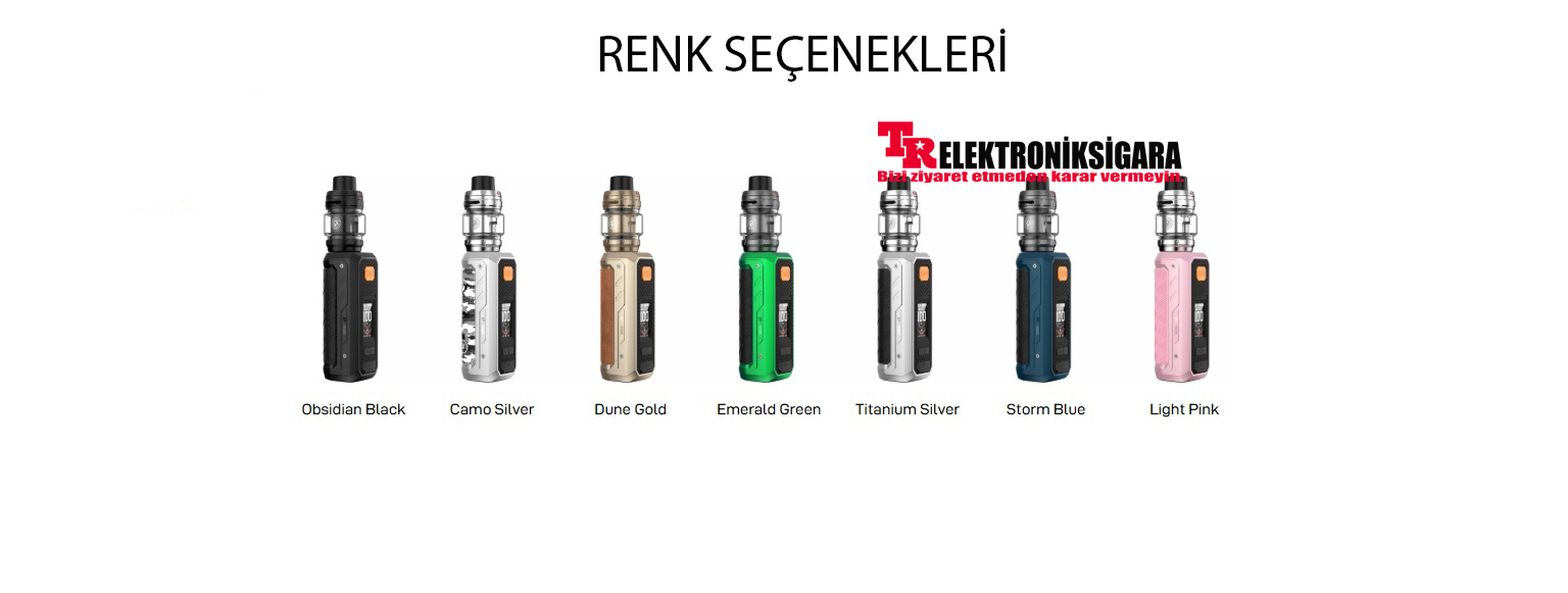 Vaporesso Armour Ultra 100W renk seçenekleri