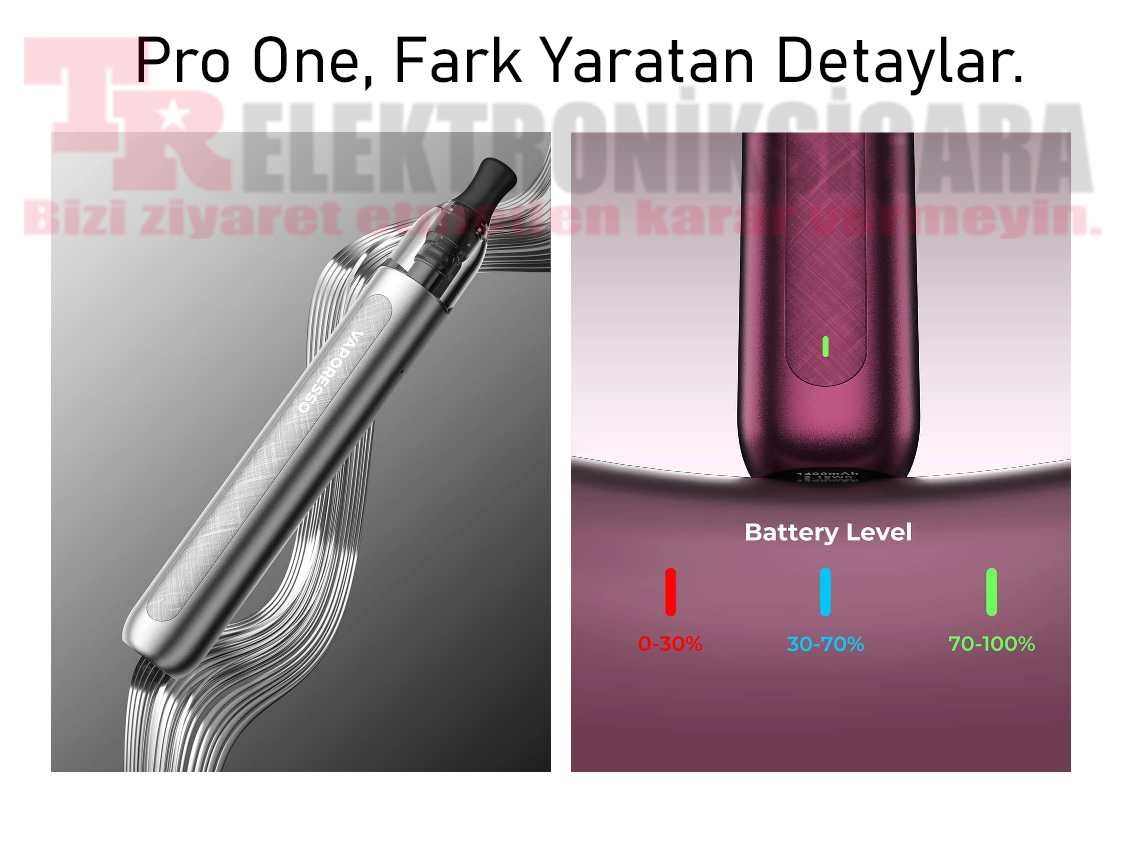 Vaporesso Eco One Pro 1400mAh batarya