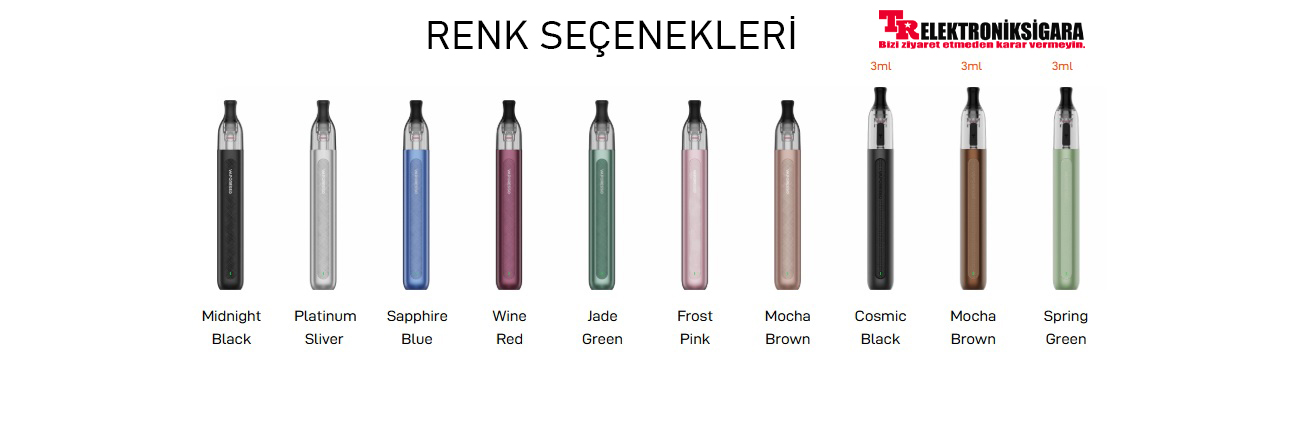 Vaporesso Eco One Pro renk seçenekleri