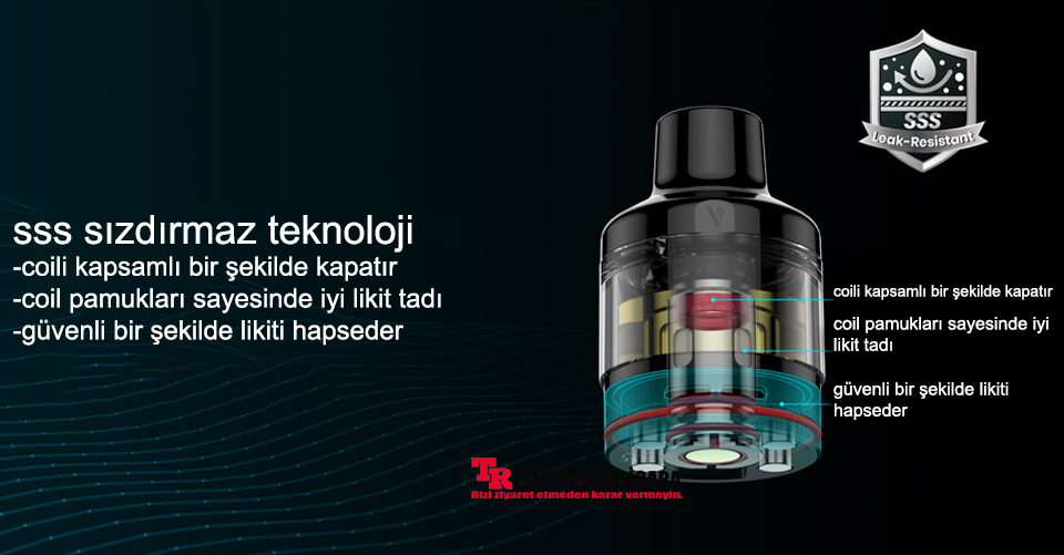 Vaporesso GTX GO 80 SSS sızıntı önleme teknolojisi