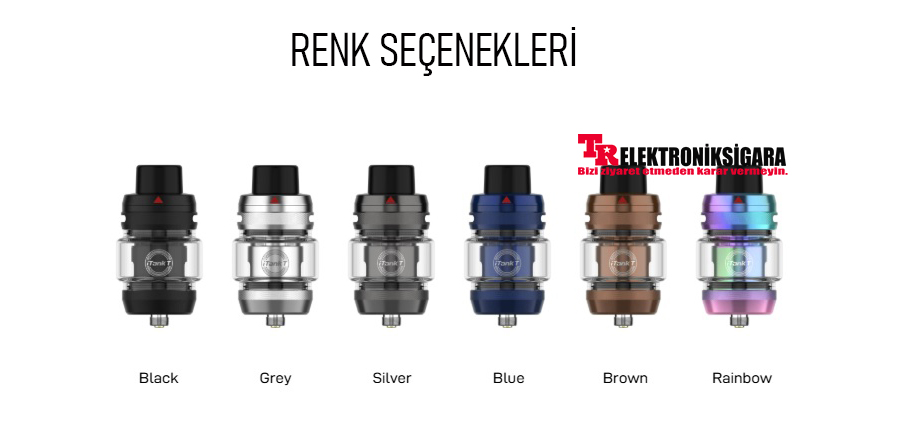 Vaporesso iTank T renk seçenekleri