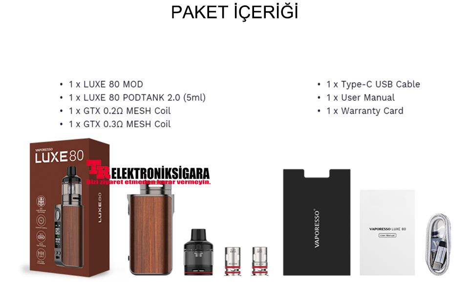 Vaporesso LUXE 80 Pod Kit 2500mAh 