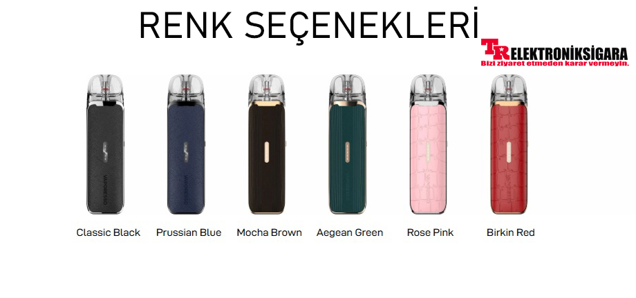 Vaporesso LUXE Q3 renk seçenekleri