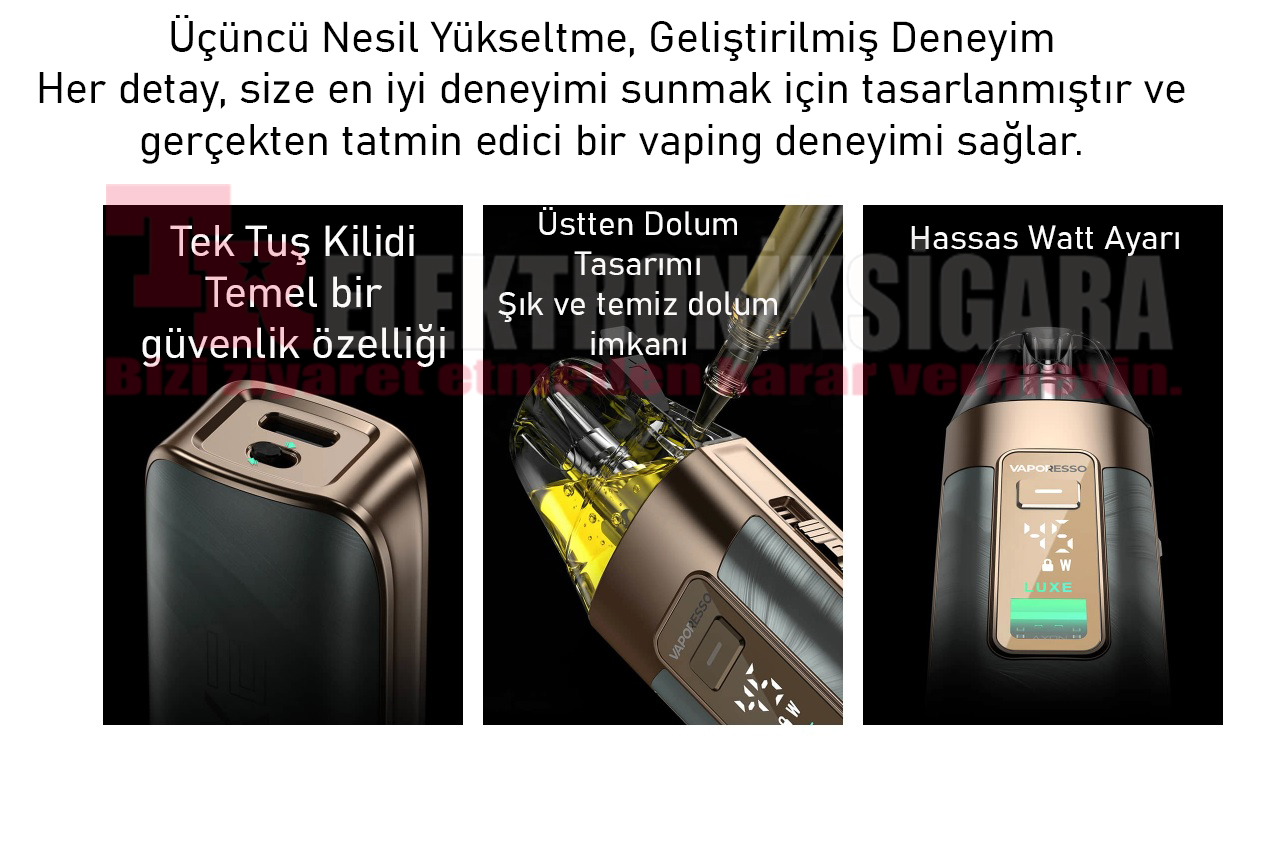 Vaporesso LUXE X3 özellikleri