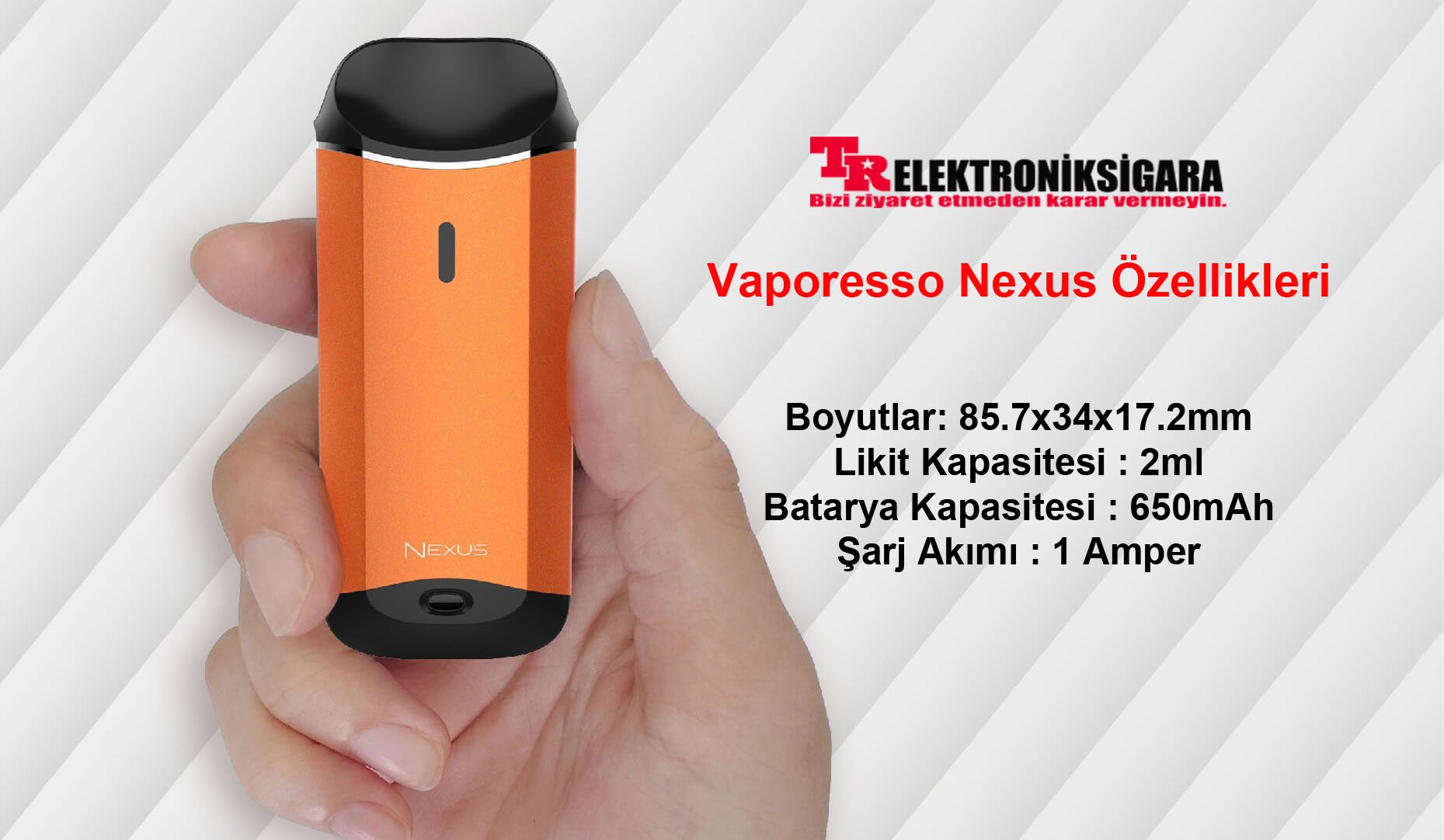 Vaporesso Nexus Pod Mod Elektronik Sigara
