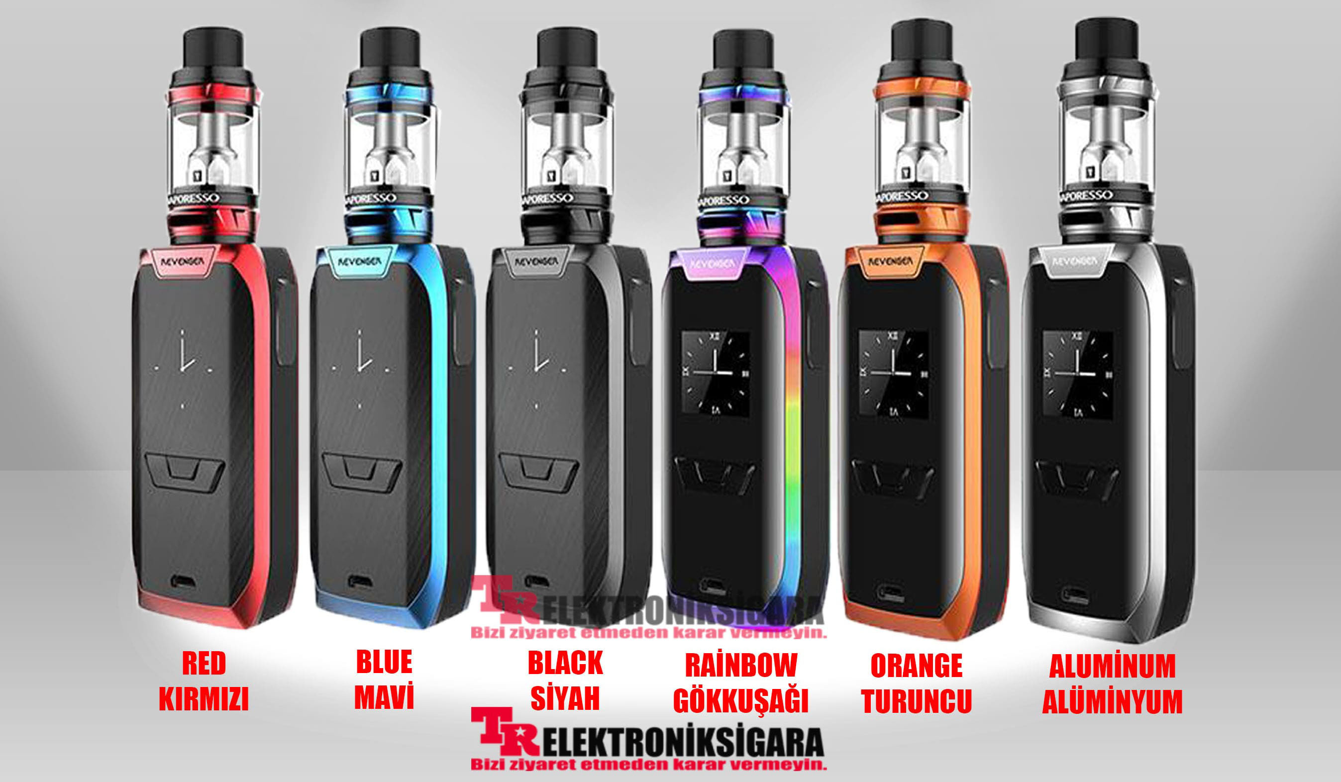 Vaporesso Revenger Kit 220W renk seçenekleri