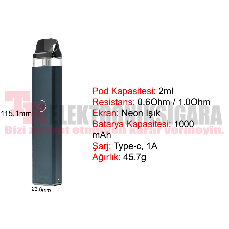 Vaporesso XROS 3 teknik parametreleri
