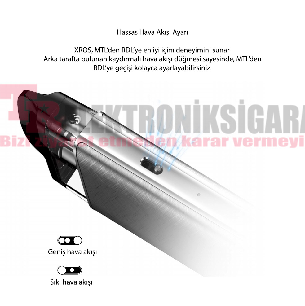 Vaporesso XROS 5 ayarlanabilir hava akışı