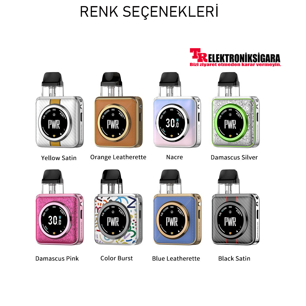Vaporesso XROS 5 Nano renk seçenekleri