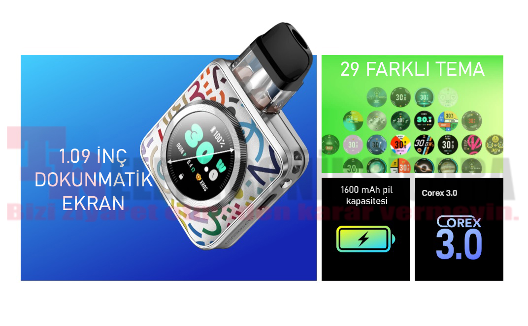 Vaporesso XROS 5 Nano COREX 3.0 teknolojisi