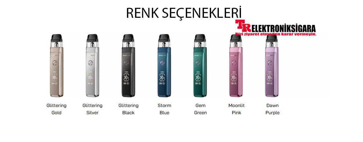 Vaporesso XROS Pro 2 renk seçenekleri