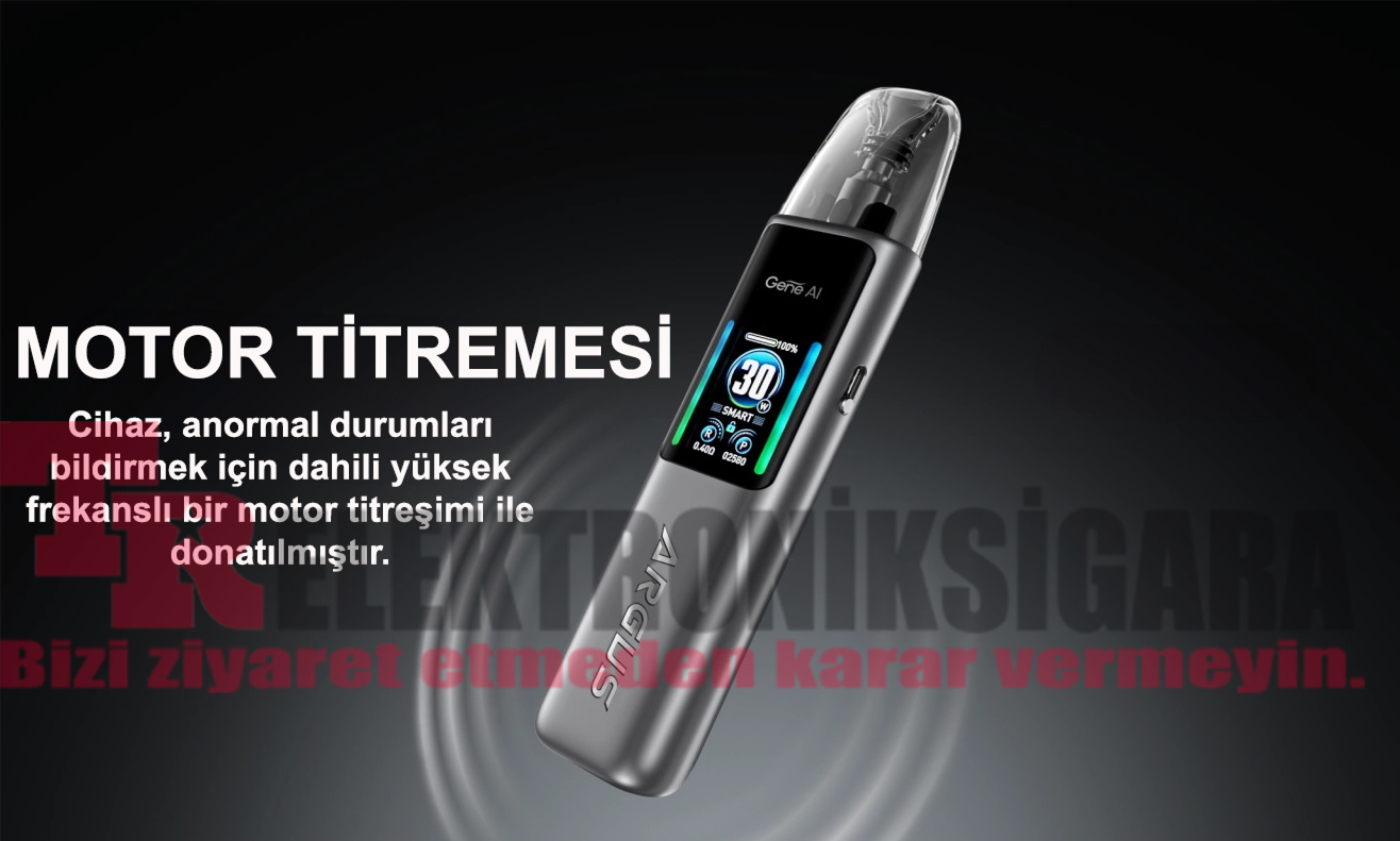 VOOPOO Argus G2 titreşimli uyarı sistemi