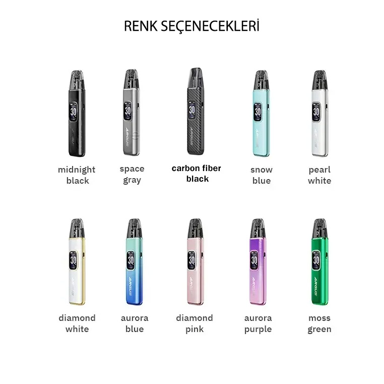 VOOPOO Argus G3 pod kit paket içeriği
