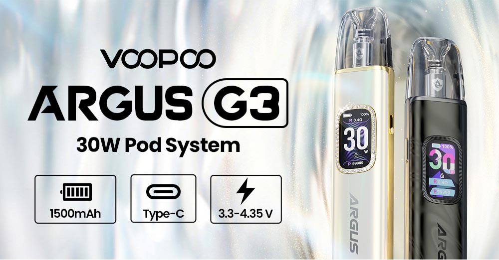 VOOPOO Argus G3 elektronik sigara tanıtımı