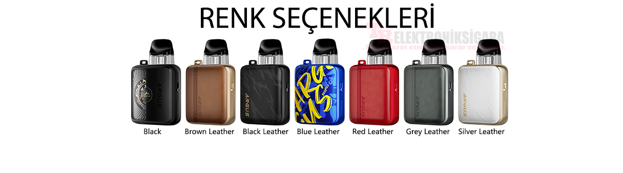 VOOPOO Argus P3 renk seçenekleri
