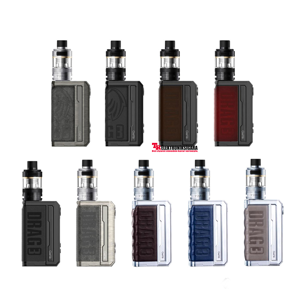 VOOPOO Drag 3 TPP-X renk seçenekleri