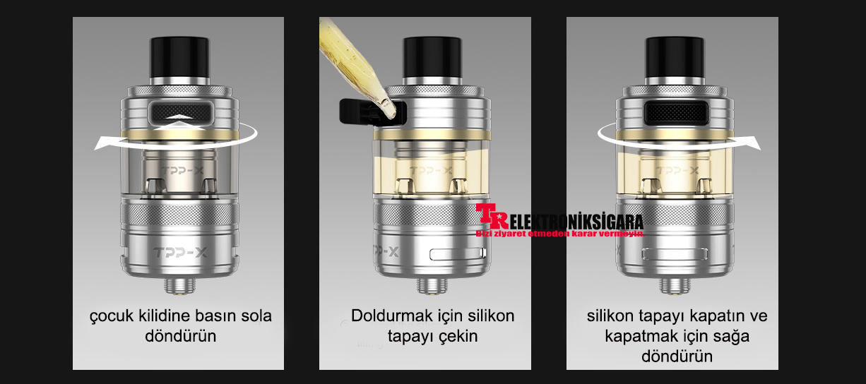 VOOPOO Drag 3 TPP-X likit dolum sistemi
