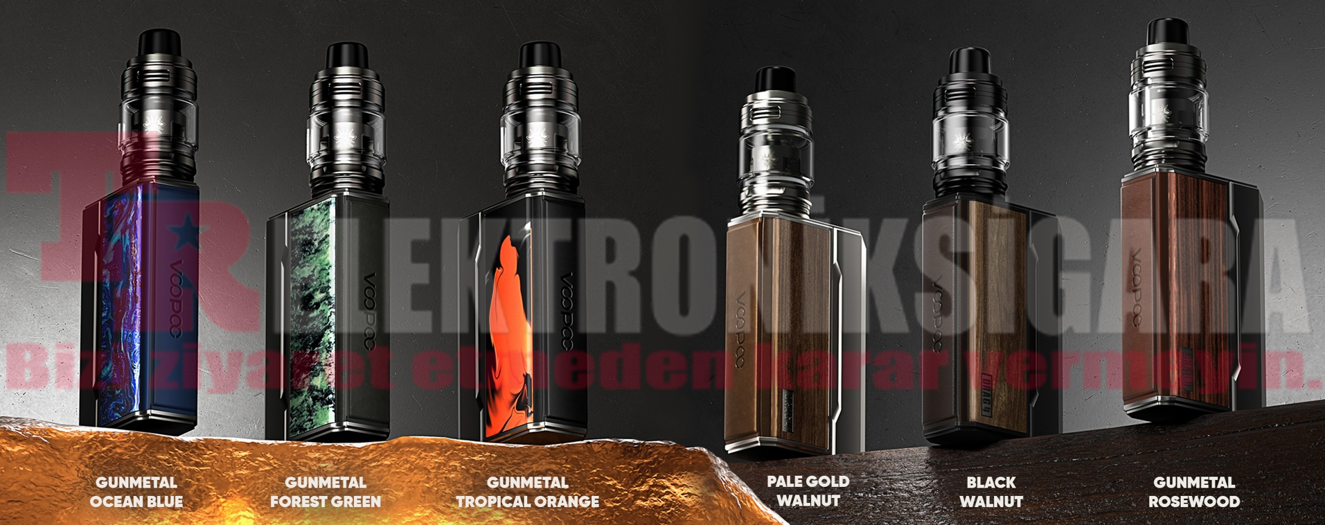 VOOPOO Drag 4 177W renk seçenekleri