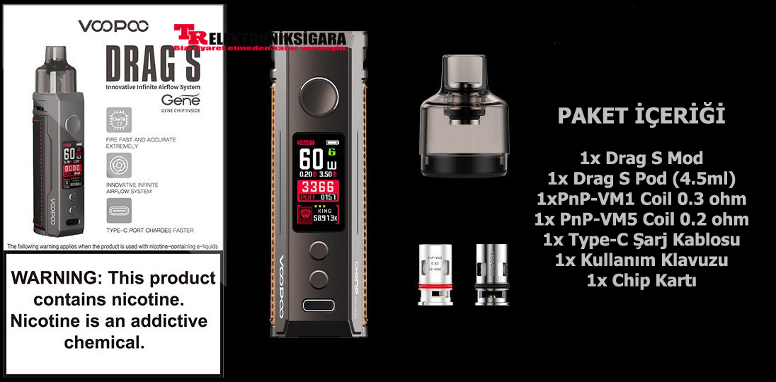 VOOPOO Drag S 60W özellikleri