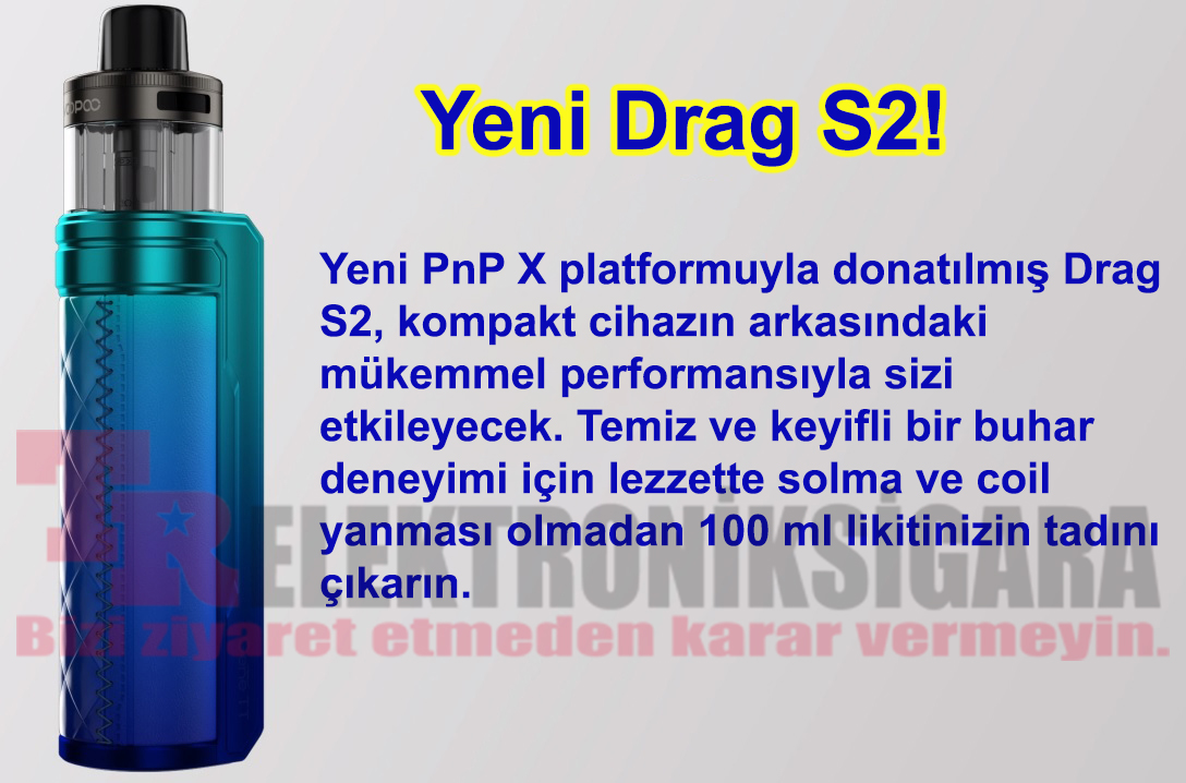 VOOPOO Drag S2 60W Pod Mod tanıtımı