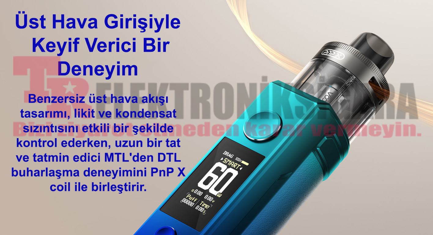 VOOPOO Drag S2 ayarlanabilir üst hava akışı